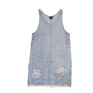 BJS sleeveless Denim Vintage Jumper denim Dress Size S